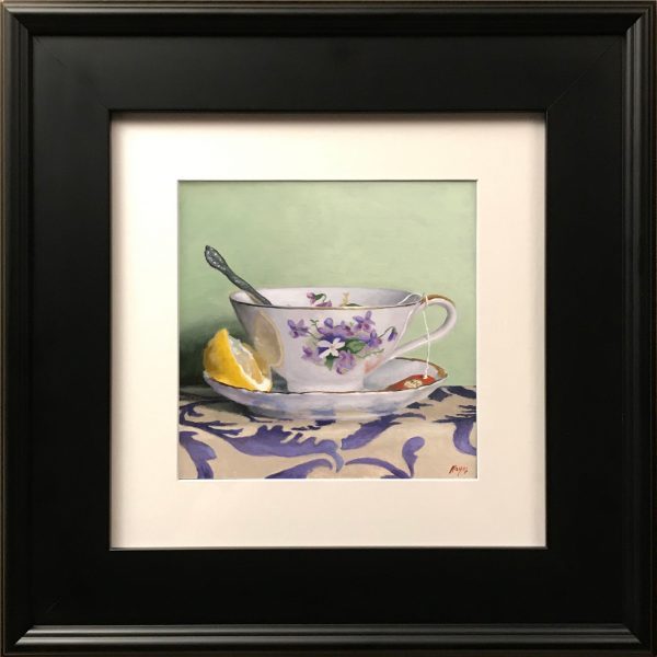 "Teacup, Lemon, Silver" Fine Art Print