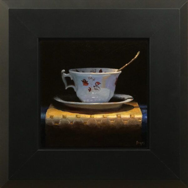 Teacup with Gold Brocade